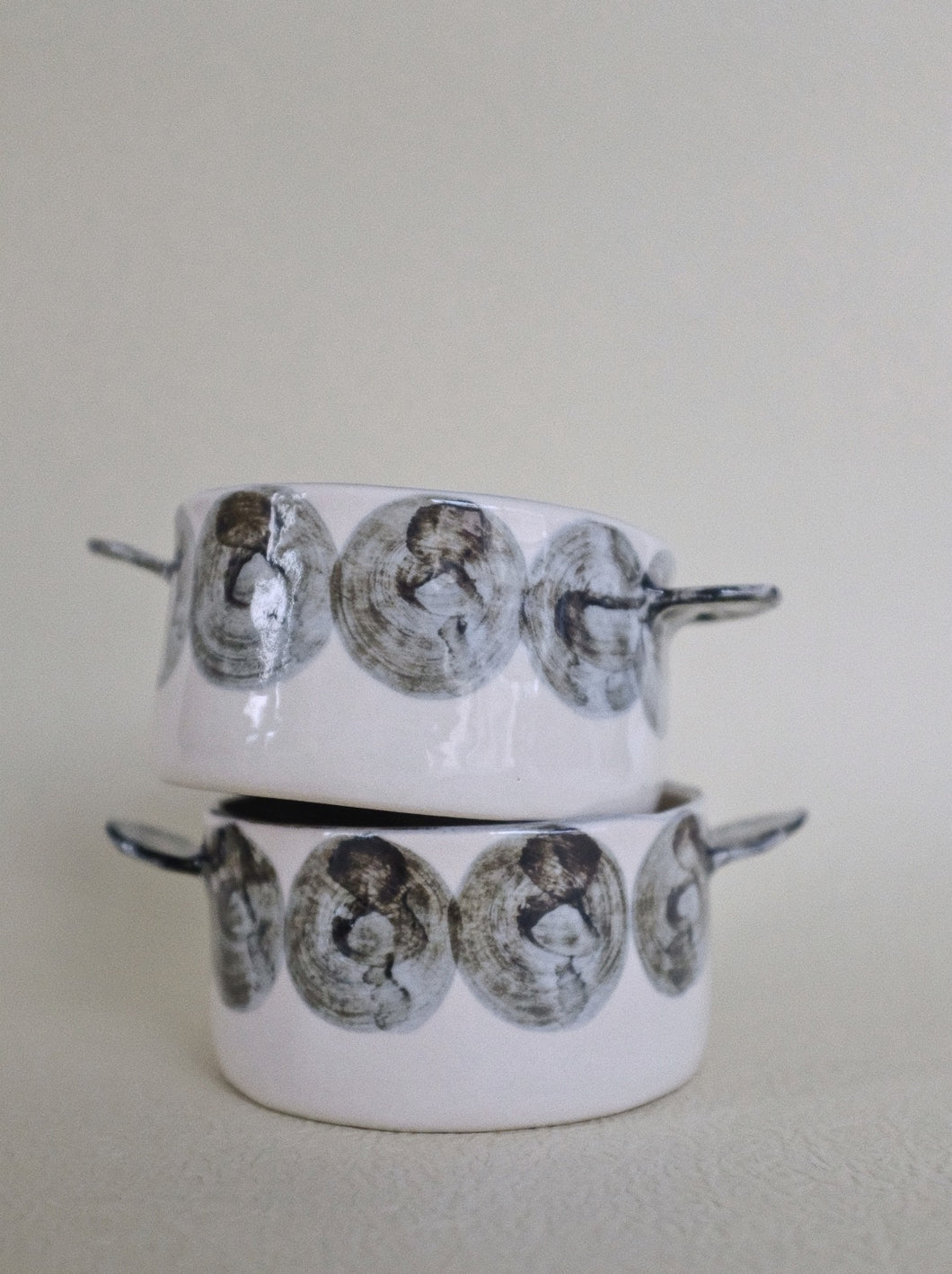 Double Ear Ceramic Bowl